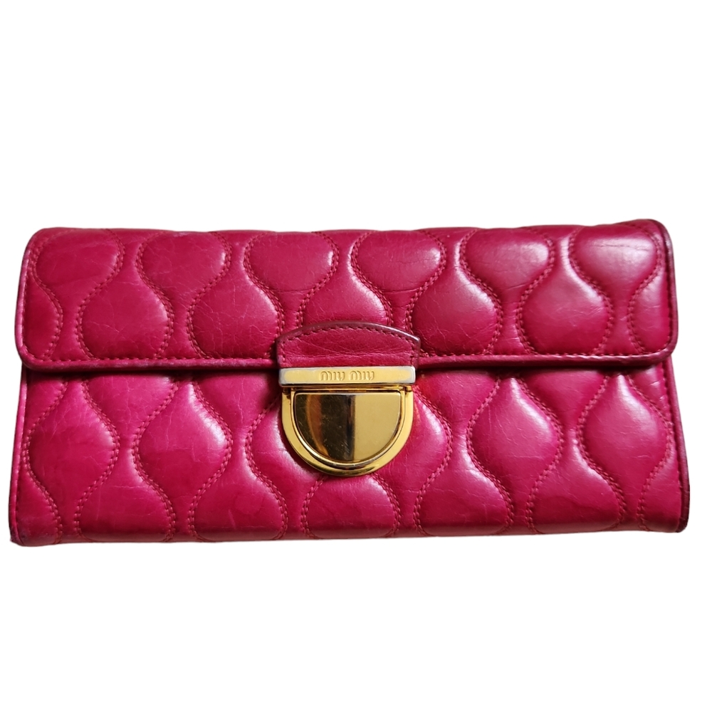 Miu Miu wallet Fuxia Colo